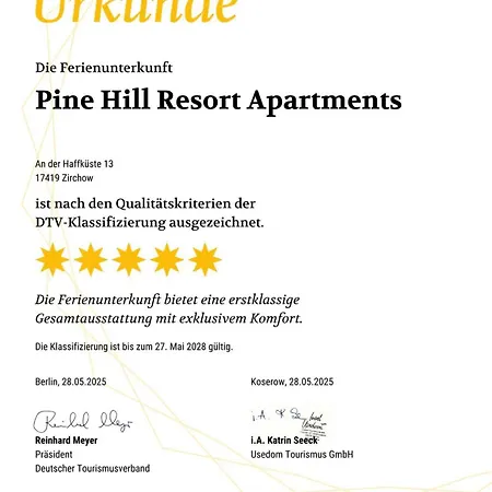 Apartamento A5 Pine Hill - Mit überdachtem Balkon, Zwei Bädern&leichtem Haffblick